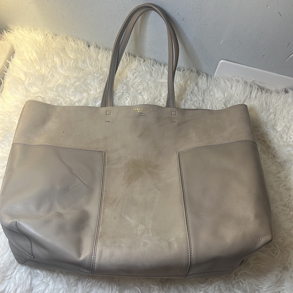 Tory Burch Leather Tote Nuetral shoulder bag - Picture 4 of 14